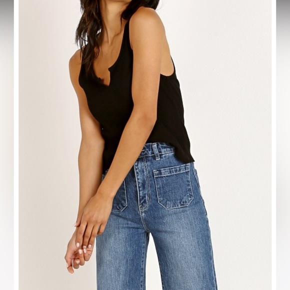 LACAUSA Black Tar Roxy Tank - Picture 3 of 4